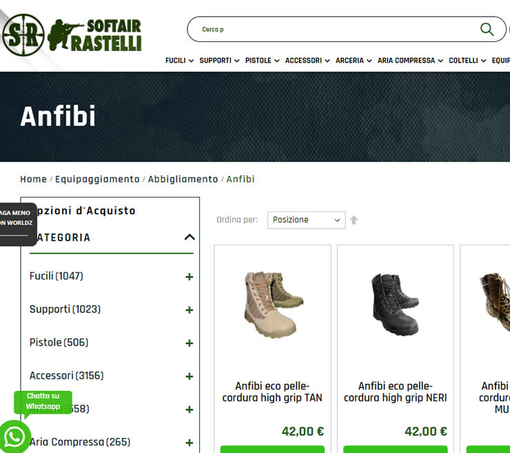 Shop softair rastelli